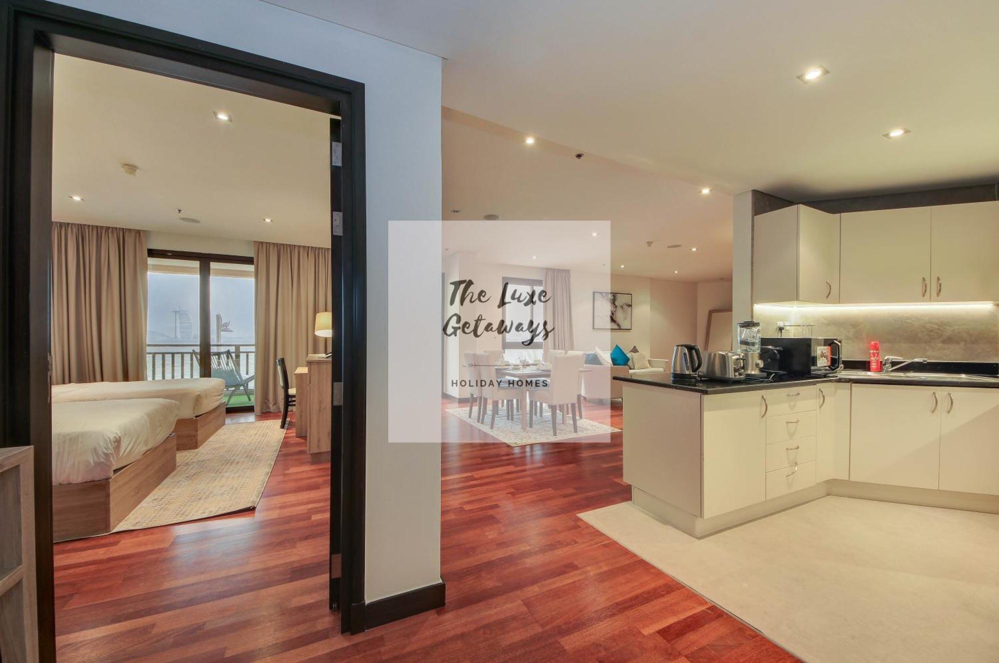 Luxe Getaways Royal Amwaj Palm Jumeirah Resort Apartment Holiday Home Dubai Exterior photo